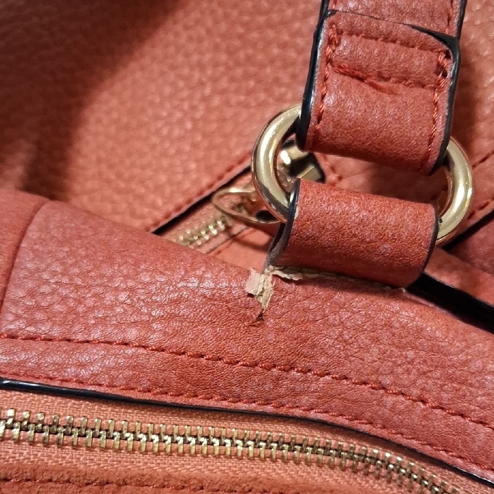 Moda Luxe Terracotta Shoulder Bag - Picture 9 of 10